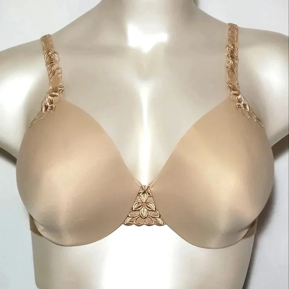 34D Lilyette 963 Every Bit Invisible Smooth Underwire Bra Nude - Picture 1 of 10